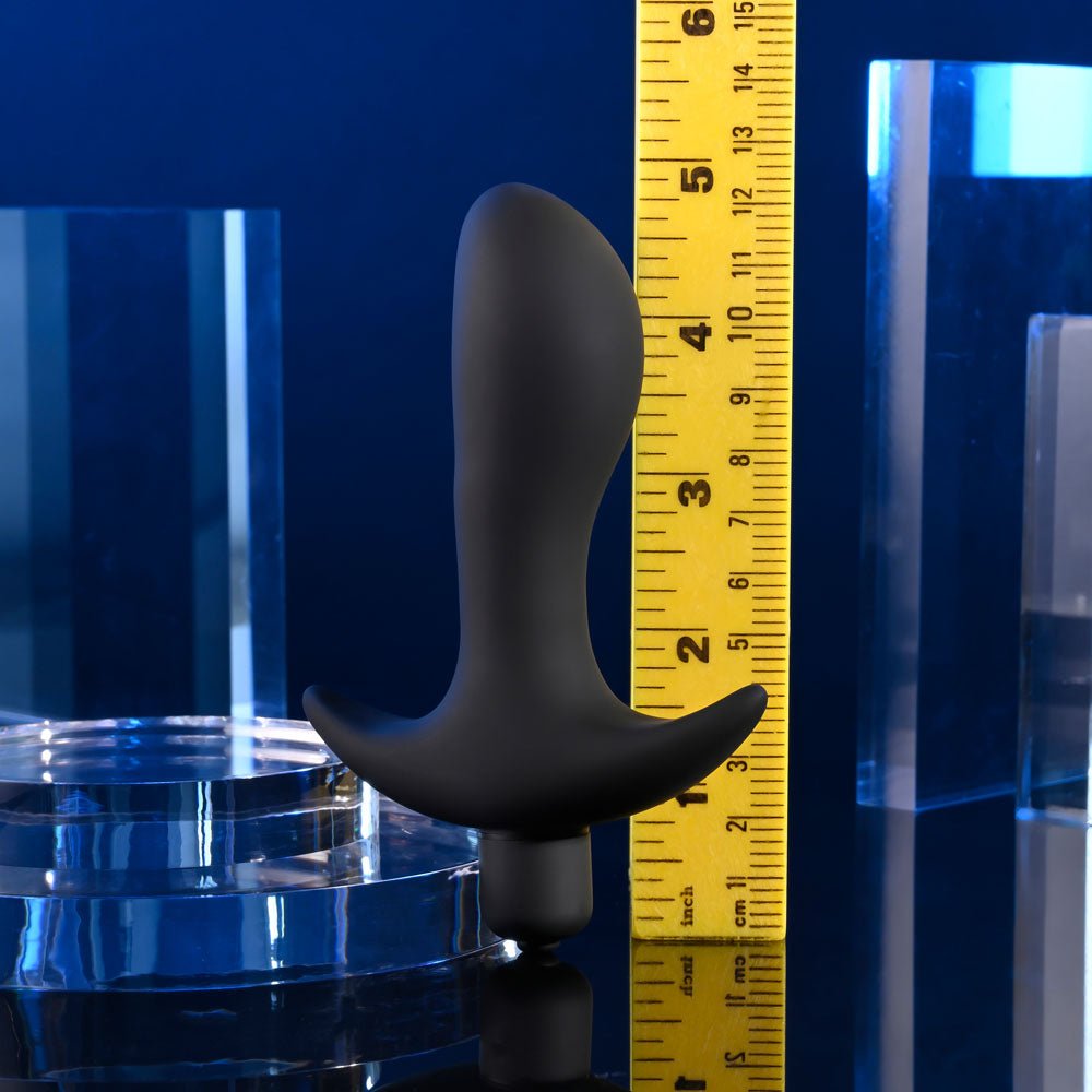 Selopa P - SPOT TRAINER - Black 12.7 cm Vibrating Prostate Massager - silkandsin