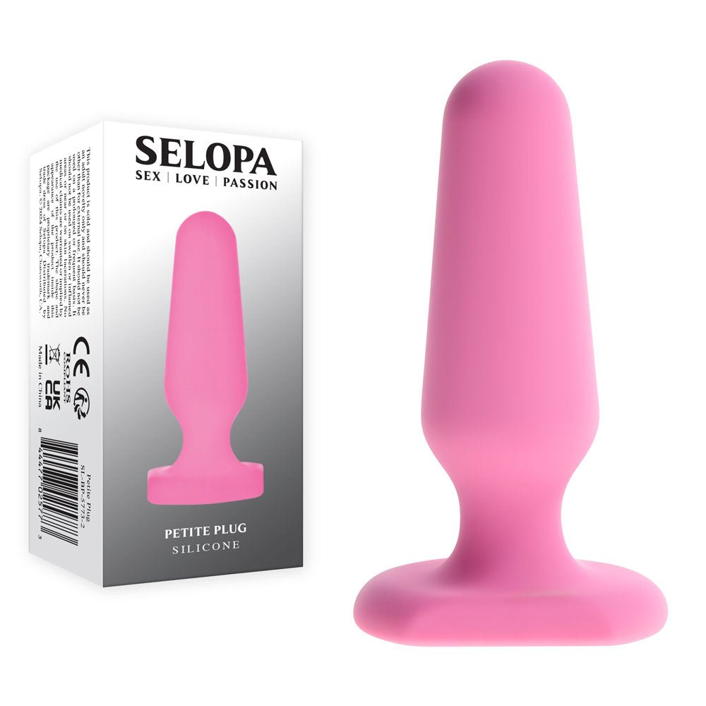 Selopa PETITE PLUG - Pink 7.4 cm Butt Plug - Silk and Sin