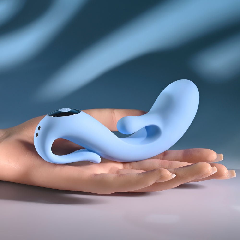 Selopa SMOOTH OPERATOR - Blue USB Rechargeable Vibrator - silkandsin
