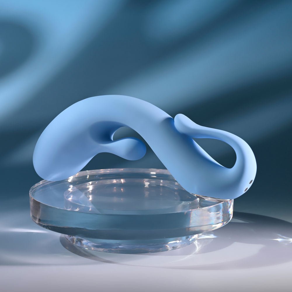 Selopa SMOOTH OPERATOR - Blue USB Rechargeable Vibrator - silkandsin