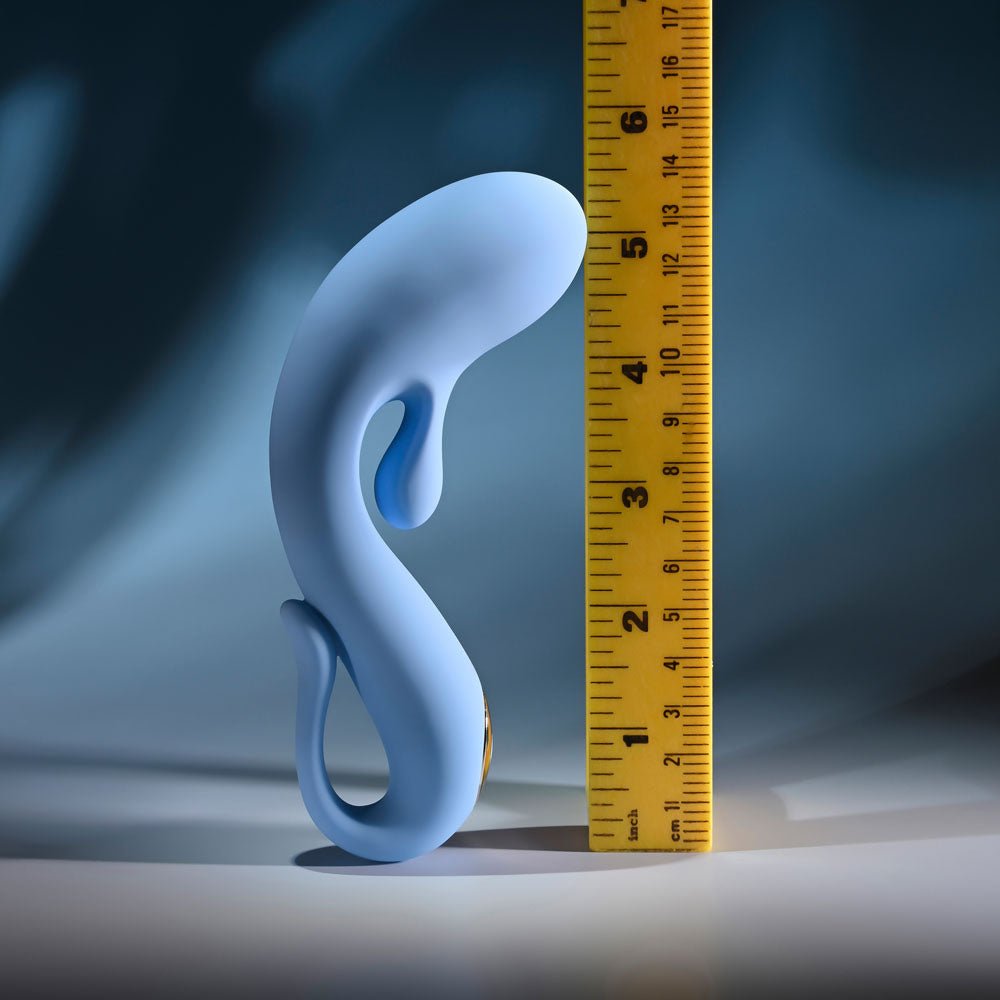 Selopa SMOOTH OPERATOR - Blue USB Rechargeable Vibrator - silkandsin