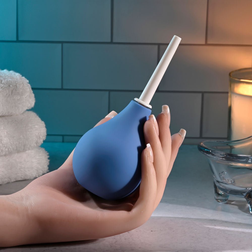 Selopa SQUEAKY CLEAN - Blue Unisex Douche - silkandsin