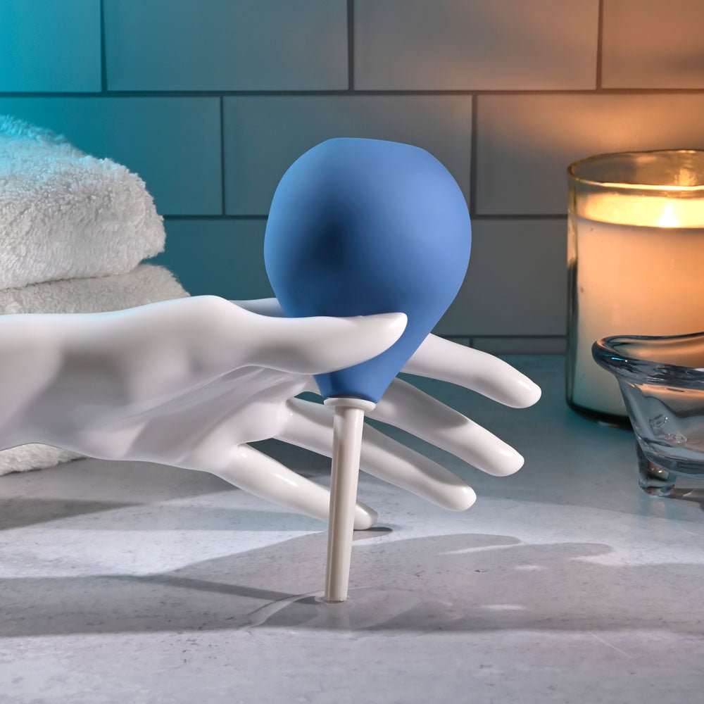 Selopa SQUEAKY CLEAN - Blue Unisex Douche - silkandsin