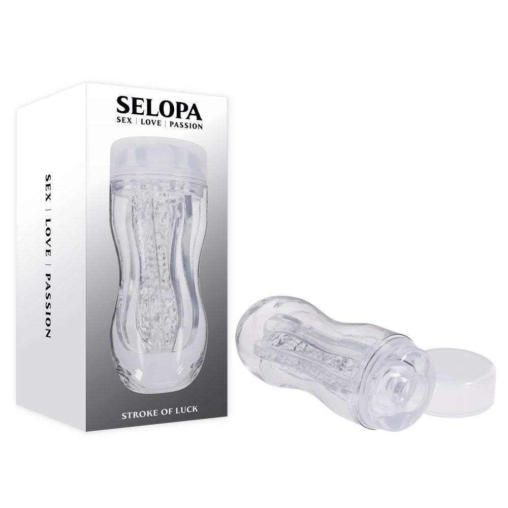 Selopa STROKE OF LUCK - Clear Stroker - silkandsin