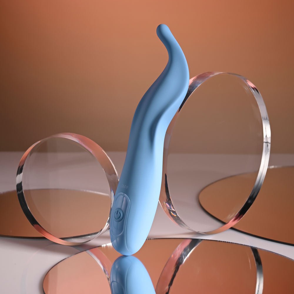 Selopa TENDER TICKLER - Blue 16.2 cm USB Rechargeable Pinpoint Stimulator - silkandsin