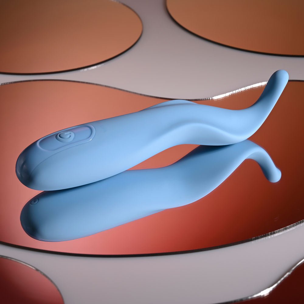 Selopa TENDER TICKLER - Blue 16.2 cm USB Rechargeable Pinpoint Stimulator - silkandsin
