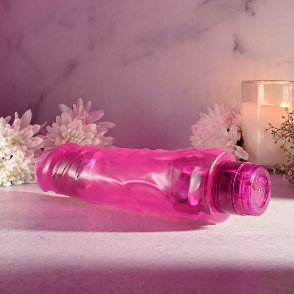 Selopa THICC BOI - Pink 22.9 cm Vibrator - silkandsin