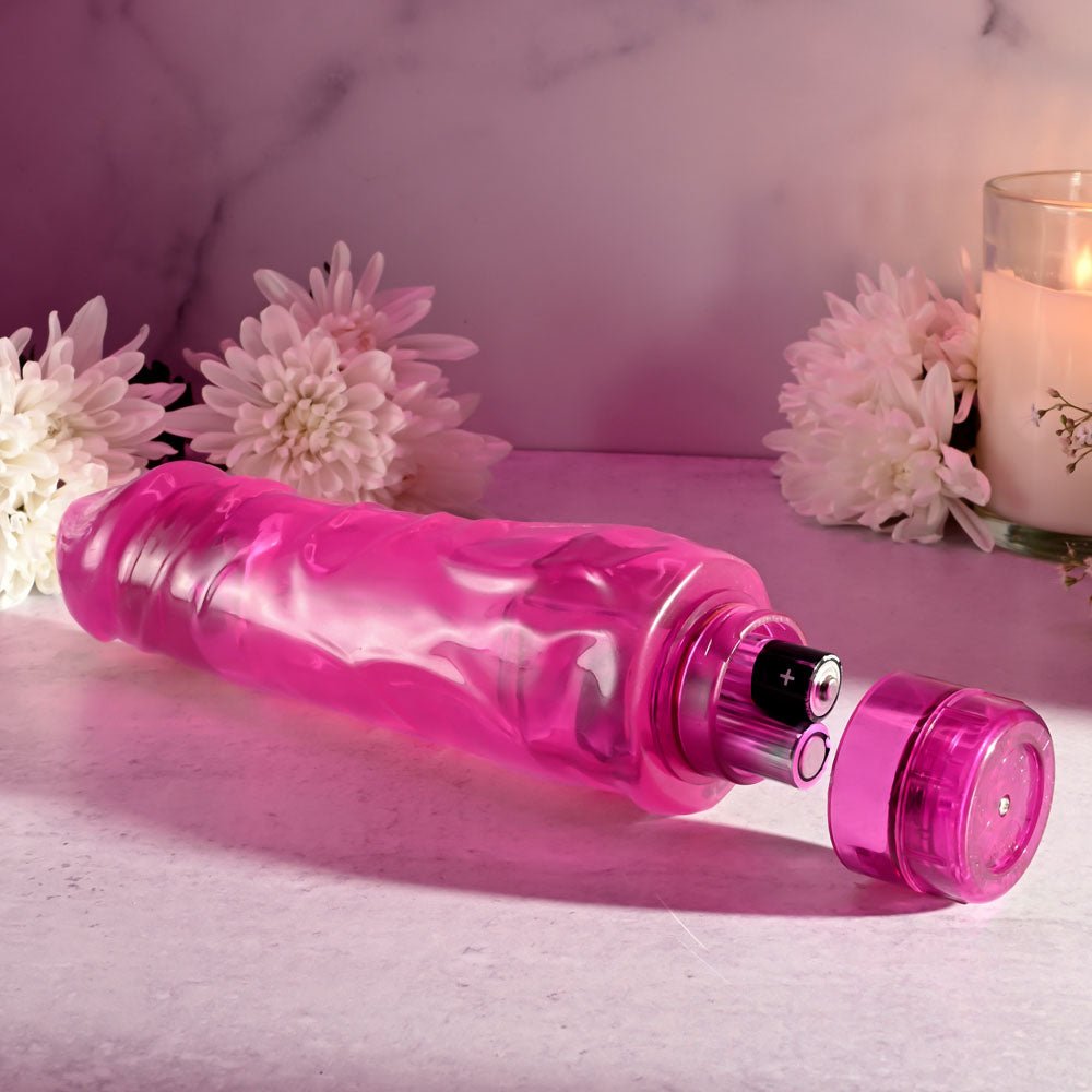 Selopa THICC BOI - Pink 22.9 cm Vibrator - silkandsin