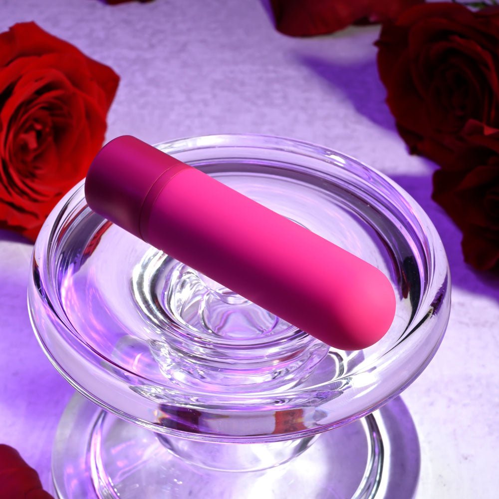 Selopa TINY TEMPTATION - Pink 9.2 cm USB Rechargeable Bullet - silkandsin