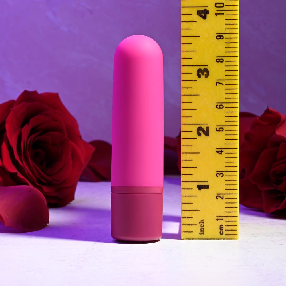 Selopa TINY TEMPTATION - Pink 9.2 cm USB Rechargeable Bullet - silkandsin