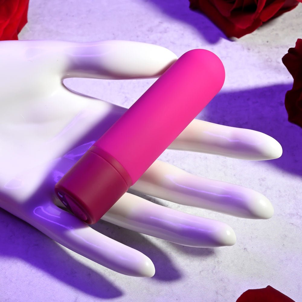 Selopa TINY TEMPTATION - Pink 9.2 cm USB Rechargeable Bullet - silkandsin