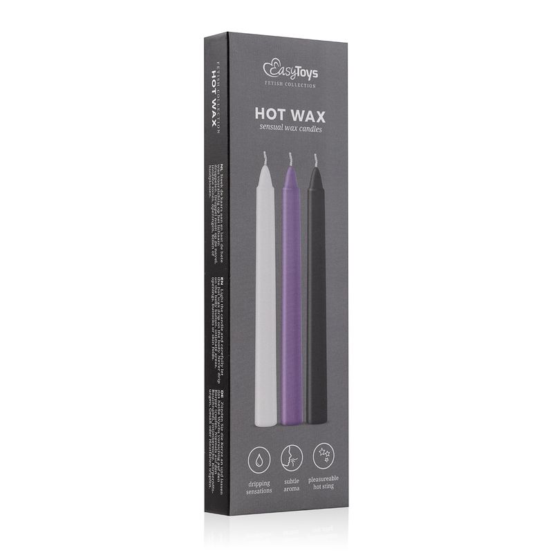 Sensual Hot Wax Candles 3 Pc - silkandsin