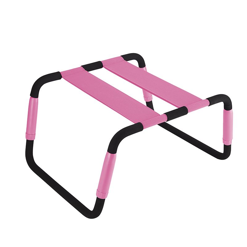 Sex Chair Adjustable Height Pink - Silk and Sin