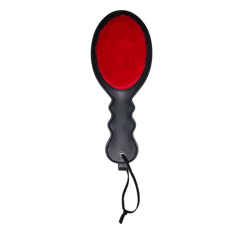 Sex & Mischief Amor Paddle - Red/Black Spanking Paddle - silkandsin