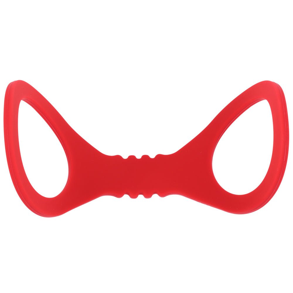 Sex & Mischief Amor Small Silicone Cuffs - Red Small Restraints - silkandsin
