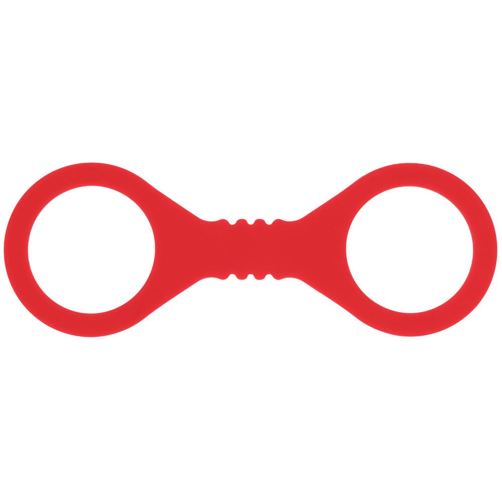 Sex & Mischief Amor Small Silicone Cuffs - Red Small Restraints - silkandsin