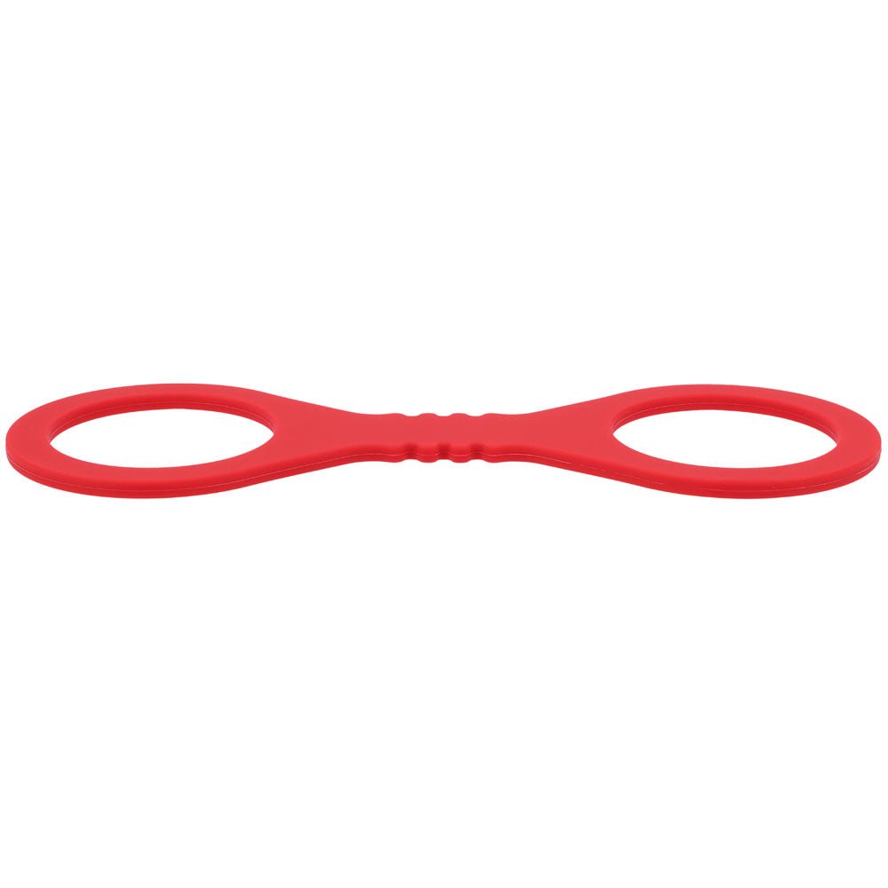 Sex & Mischief Amor Small Silicone Cuffs - Red Small Restraints - silkandsin