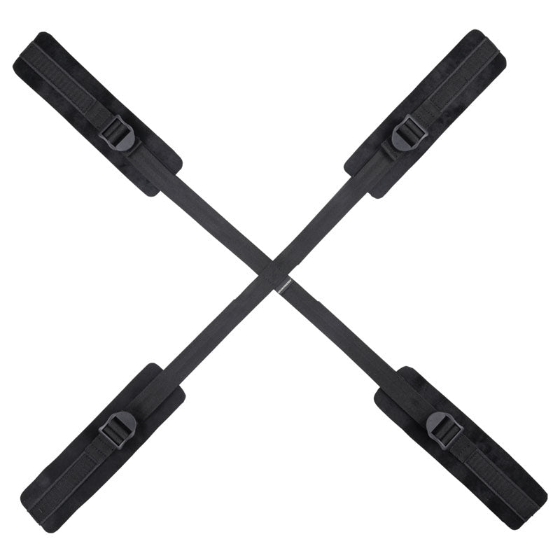 Sex & Mischief Hog Tie - Black Restraint - silkandsin