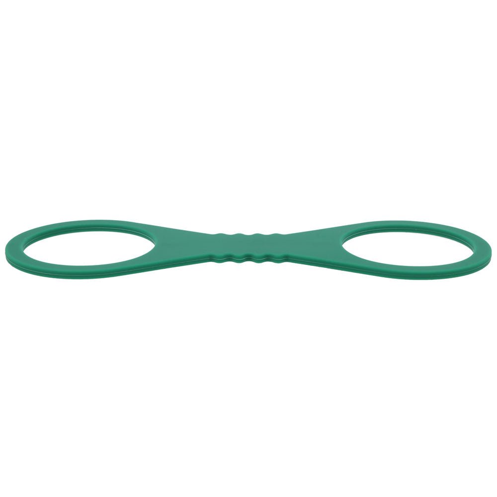 Sex & Mischief Indica Large Silicone Cuffs - Green Large Restraints - silkandsin