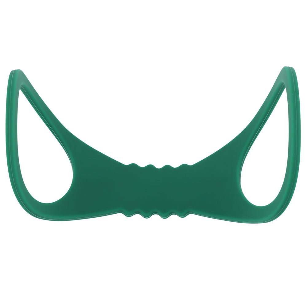 Sex & Mischief Indica Large Silicone Cuffs - Green Large Restraints - silkandsin