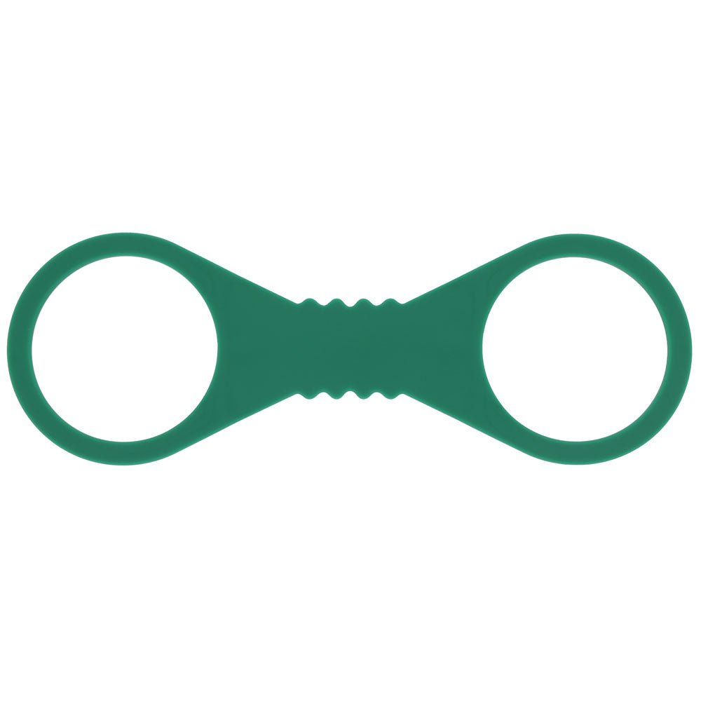 Sex & Mischief Indica Large Silicone Cuffs - Green Large Restraints - silkandsin