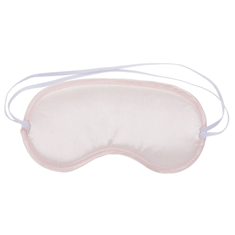 Sex & Mischief Peaches n CreaMe Blindfold - Peach Eyemask - silkandsin