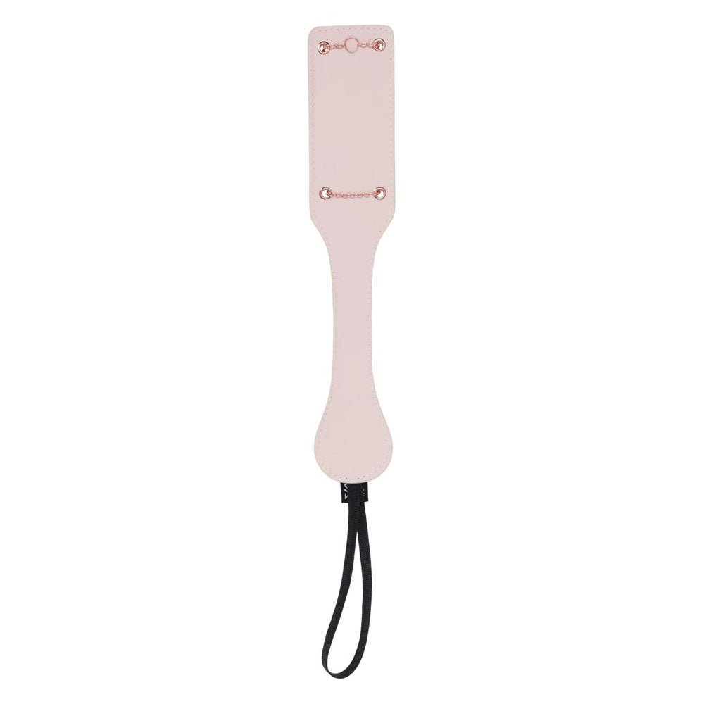 Sex & Mischief Peaches n CreaMe Chain Impressions Paddle - Peach Spanking Paddle - silkandsin