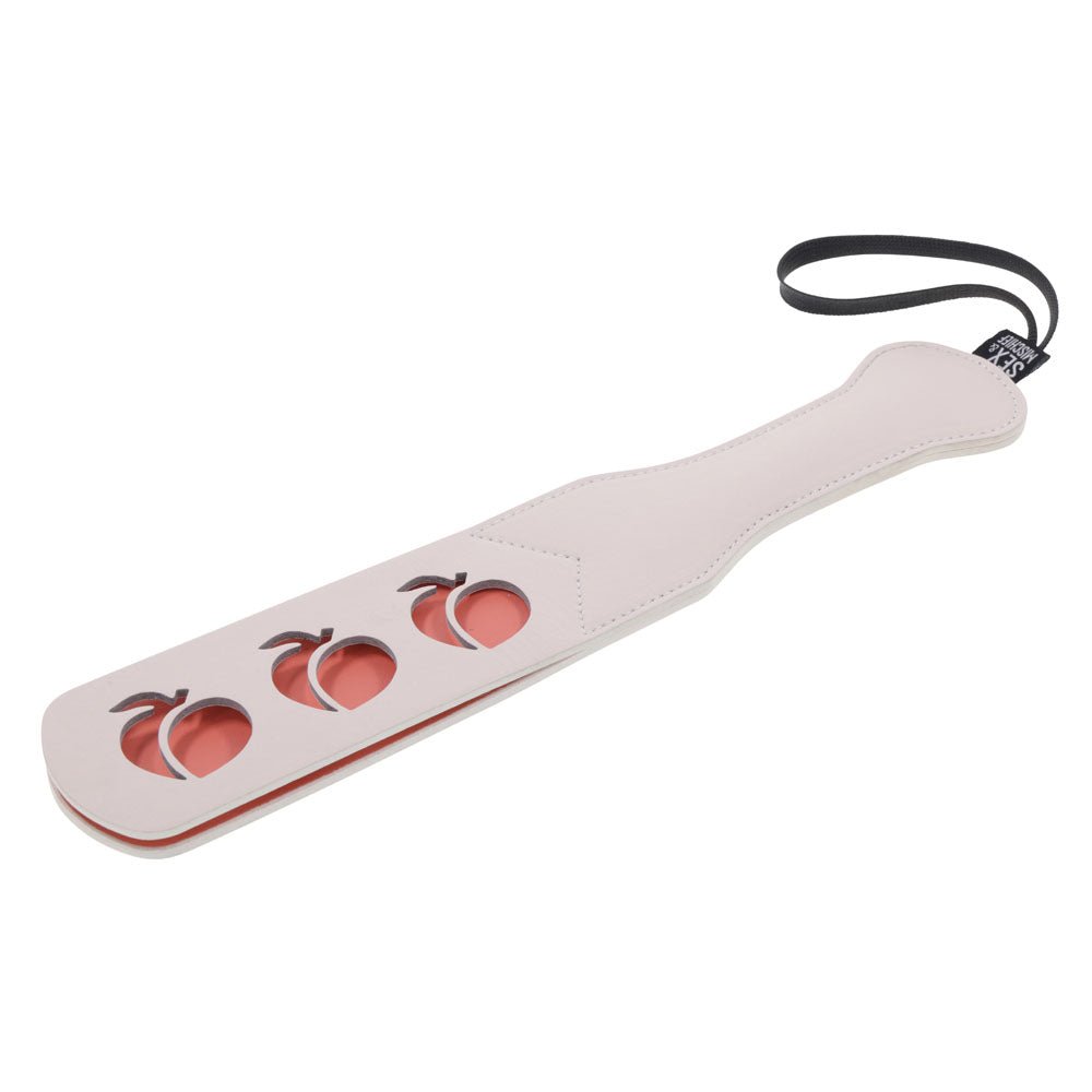 Sex & Mischief Peaches n CreaMe Impression Paddle - Peach Spanking Paddle - silkandsin