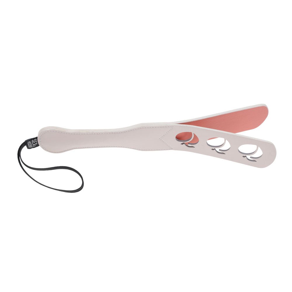 Sex & Mischief Peaches n CreaMe Impression Paddle - Peach Spanking Paddle - silkandsin