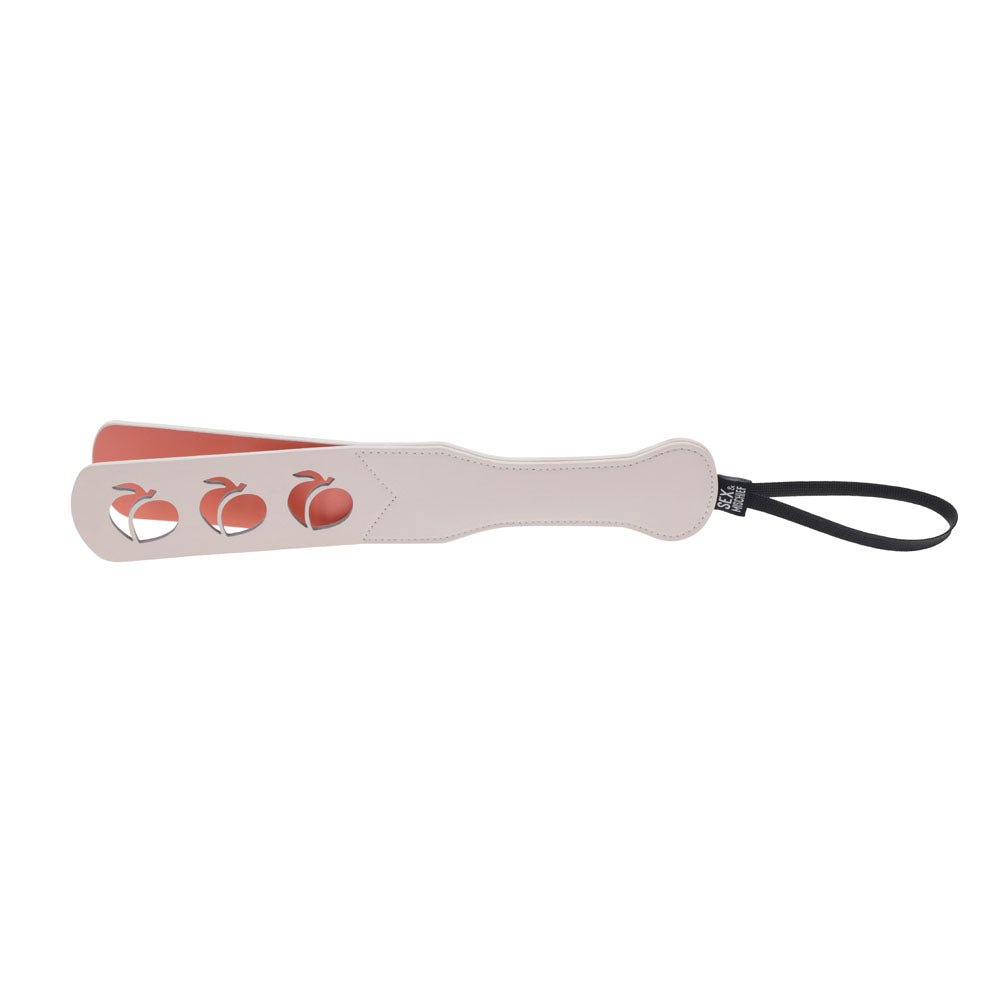 Sex & Mischief Peaches n CreaMe Impression Paddle - Peach Spanking Paddle - silkandsin