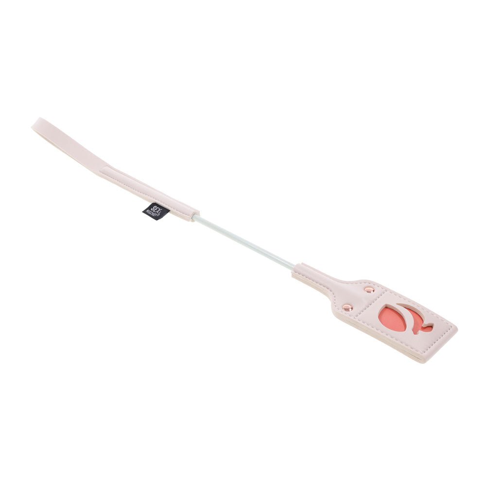 Sex & Mischief Peaches n CreaMe Impressions Crop - Peach 53 cm Crop Whip - silkandsin