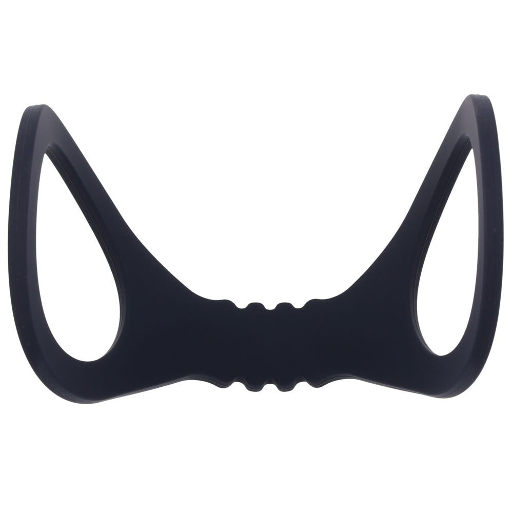 Sex & Mischief Shadow Small Silicone Cuffs - Black Small Restraints - silkandsin