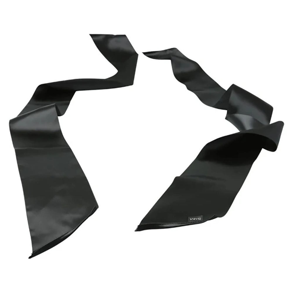 Sex & Mischief Silky Sashes Black - Black Restraints - silkandsin
