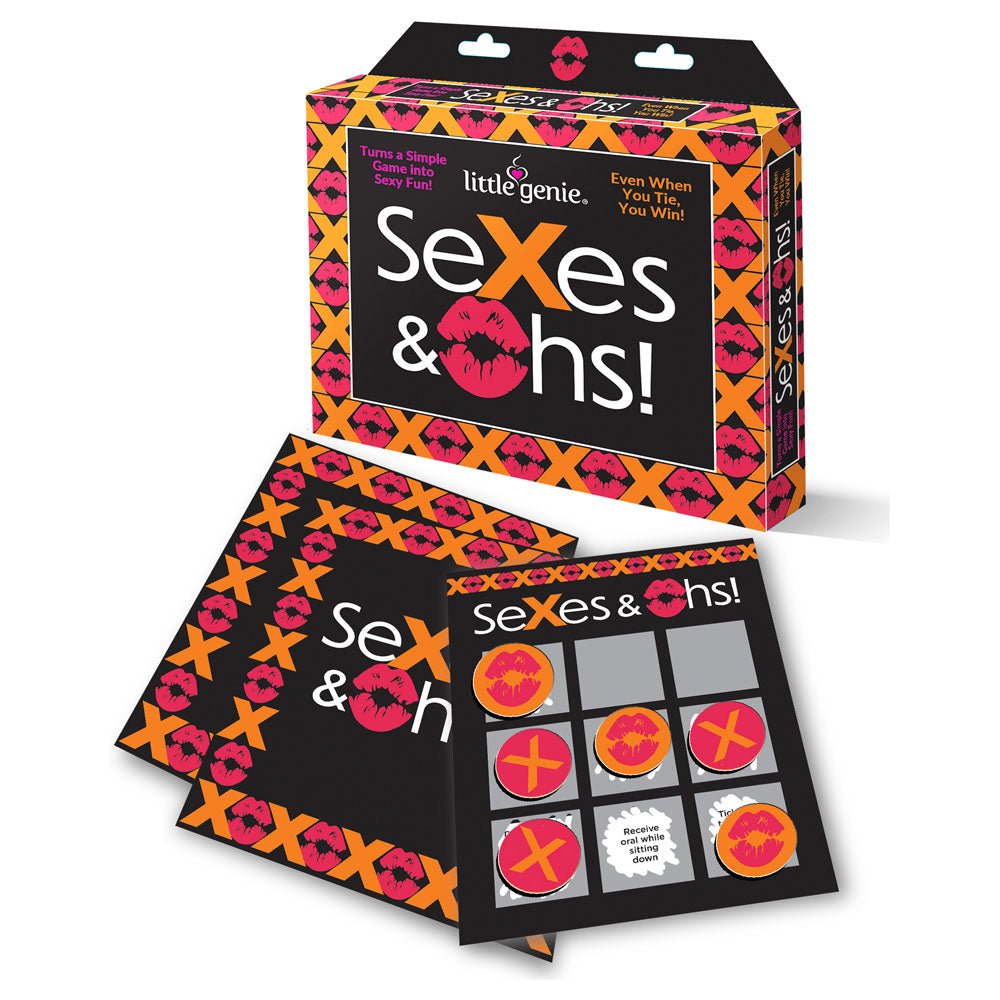 SeXes and Ohs - Tic Tac Toe Scratchie Game for Couples - Silk and Sin