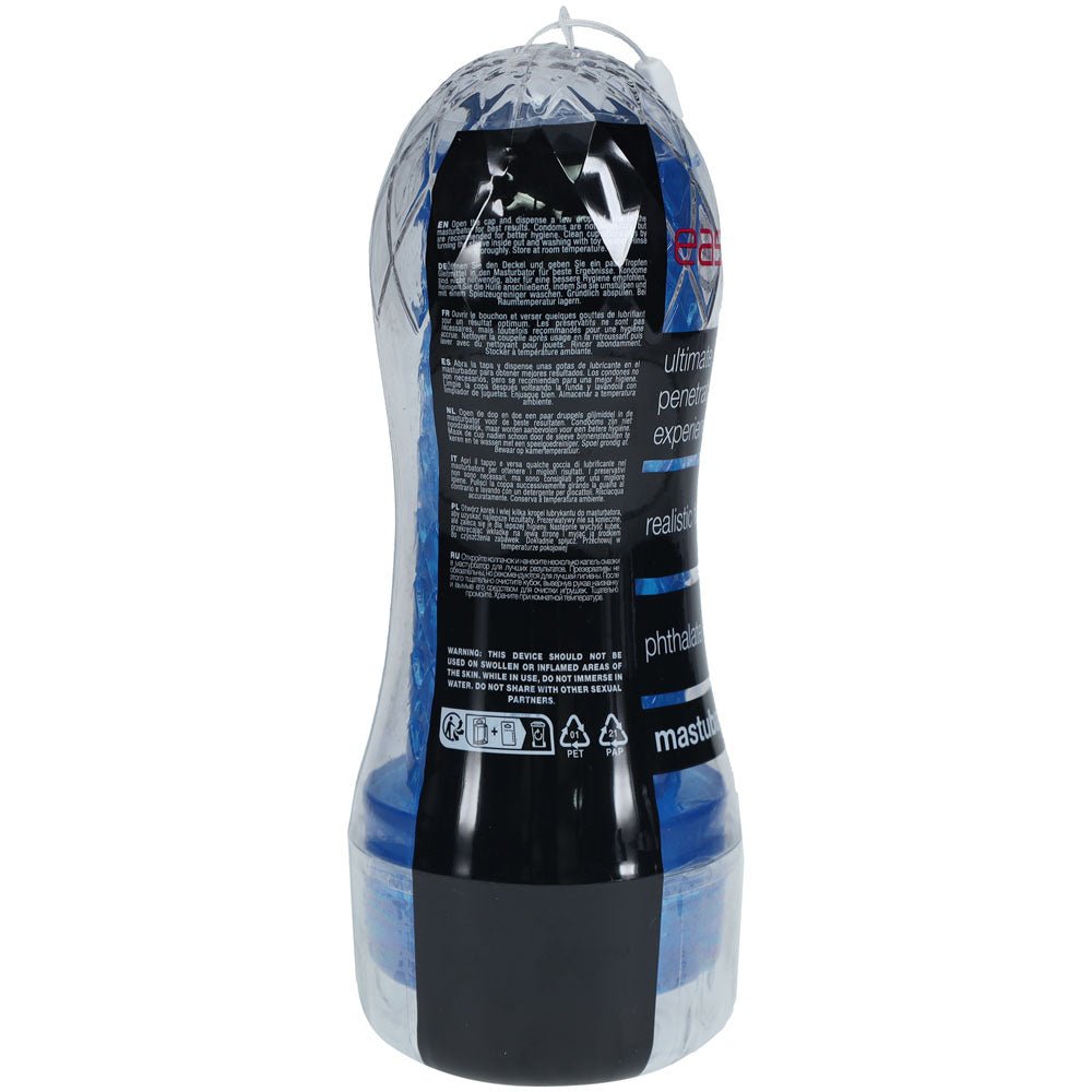 SHOTS Easy Rider - Blue - Blue Vagina Stroker - silkandsin