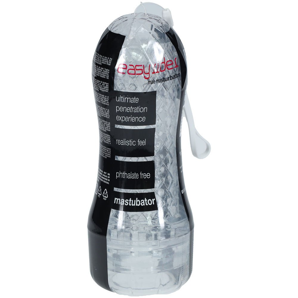 SHOTS Easy Rider - Clear - Clear Vagina Stroker - silkandsin
