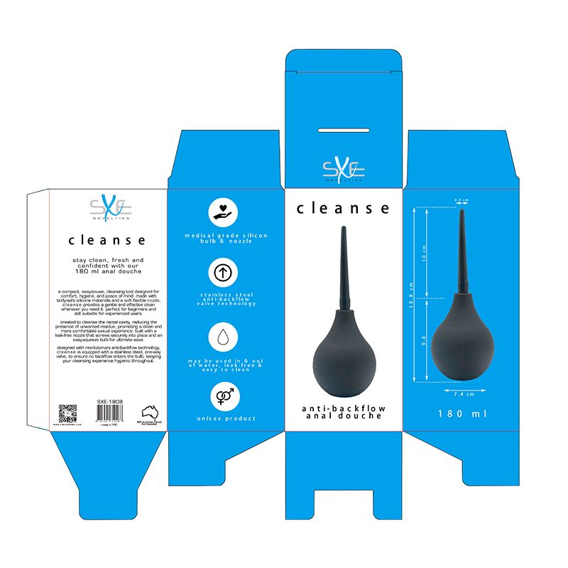 Silicone Anti Backflow Douche 224ml - Silk and Sin
