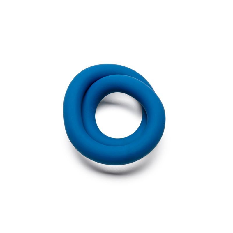 Silicone Hefty Wrap Ring 229mm Blue - Silk and Sin