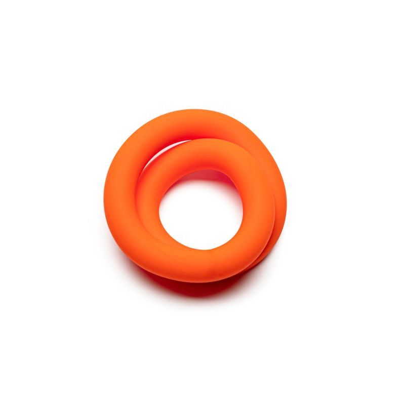 Silicone Hefty Wrap Ring 229mm Orange - Silk and Sin
