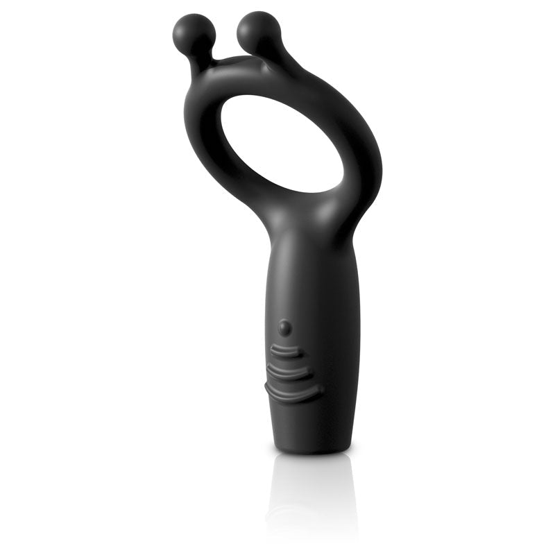 Sir Richards Vibrating Silicone Super C - Ring - Grey USB Rechargeable Vibrating Cock Ring - silkandsin