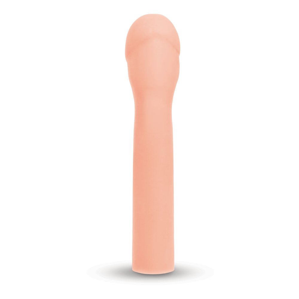 Size Up Realistic 3'' Penis Extender - Flesh 7.6 cm (3'') Penis Extension Sleeve - silkandsin