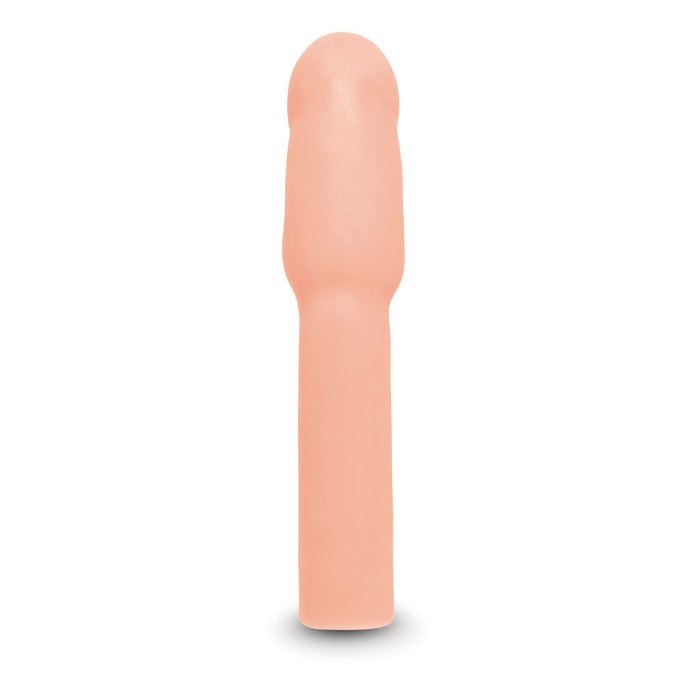 Size Up Realistic 4 Inch Penis Extender - Flesh 10.1 cm (4'') Penis Extension Sleeve - silkandsin