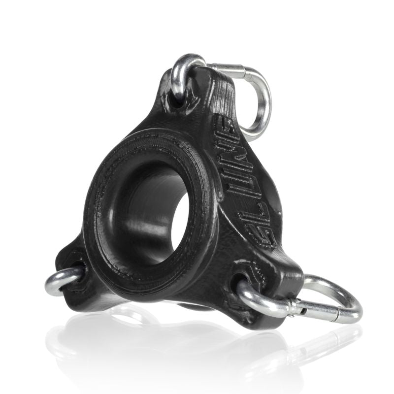 Slung Ballstretcher With 3 Carabiners Black - Silk and Sin