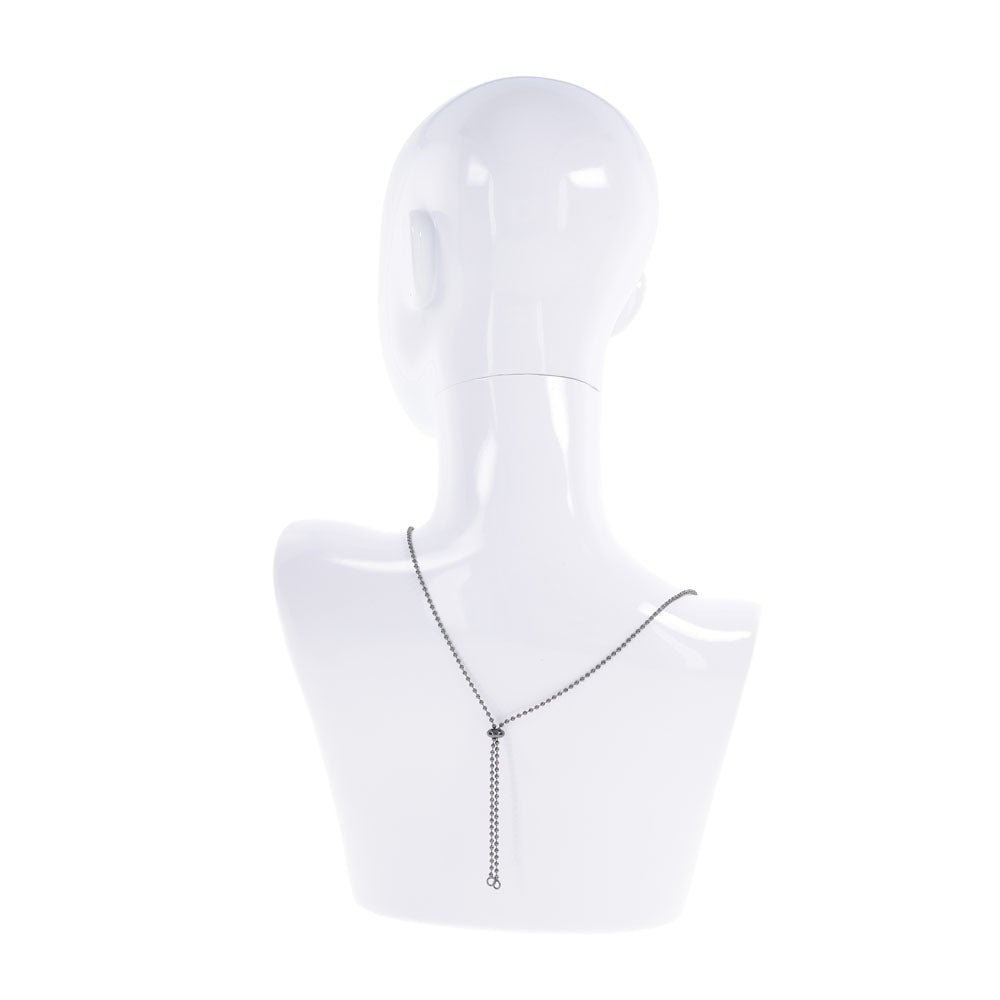 S&M Exs & Ohs Body Jewelry with Nipple Ties - Metal Chain with Nipple Ties - silkandsin