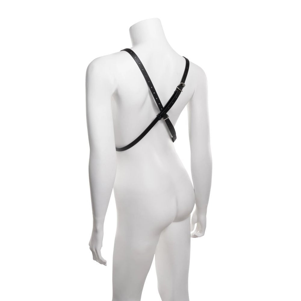 S&M Shadow Body Harness - Black Harness - Silk and Sin