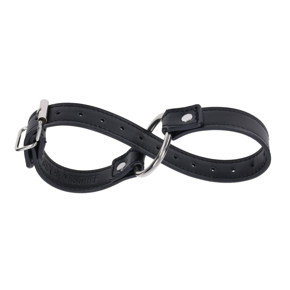 S&M Shadow Convertible Cuffs - Black Restraints - Silk and Sin