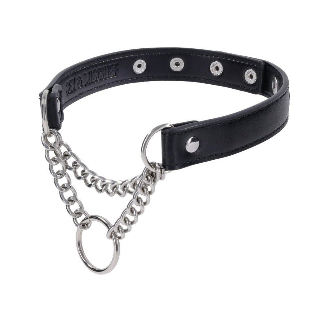 S&M Shadow Day Collar - Black Collar - Silk and Sin