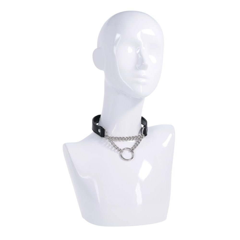 S&M Shadow Day Collar - Black Collar - Silk and Sin
