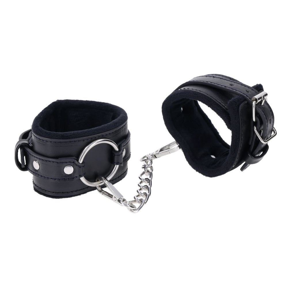 S&M Shadow Handcuffs - Black Restraints - Silk and Sin