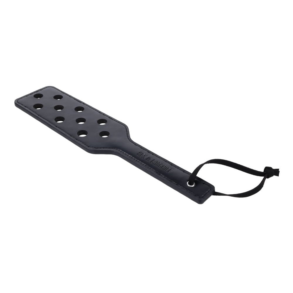 S&M Shadow Paddle - Black Spanking Paddle - Silk and Sin